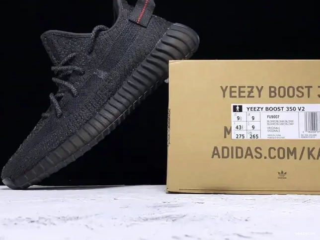 FU9007 Yeezy - V2 Black Boost Static Adidas (Reflective) 350 0617